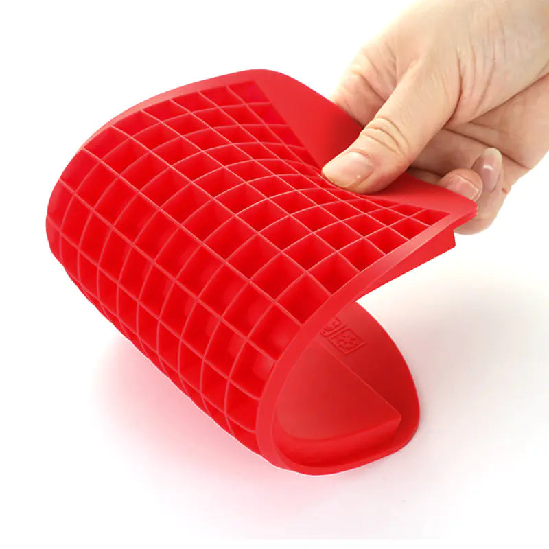 160-Cube Silicone Ice Tray - Black Ice Mold
