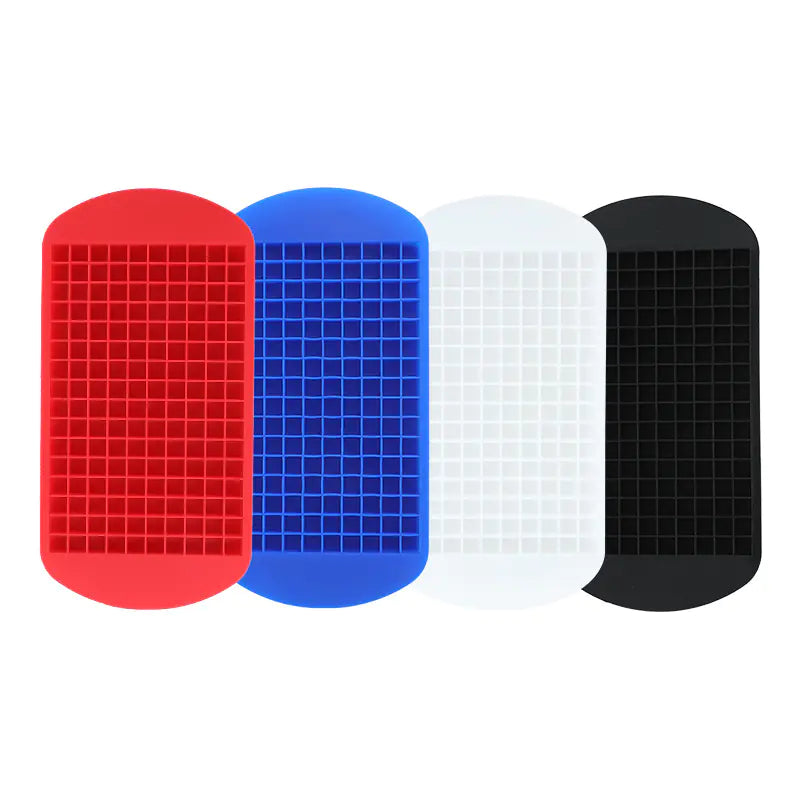 160-Cube Silicone Ice Tray - Black Ice Mold