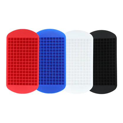 160-Cube Silicone Ice Tray - Black Ice Mold